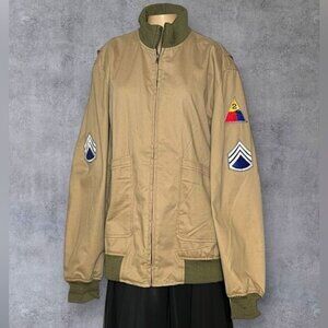 WWII Style Bomber Jacket Inspired by Fury Movie